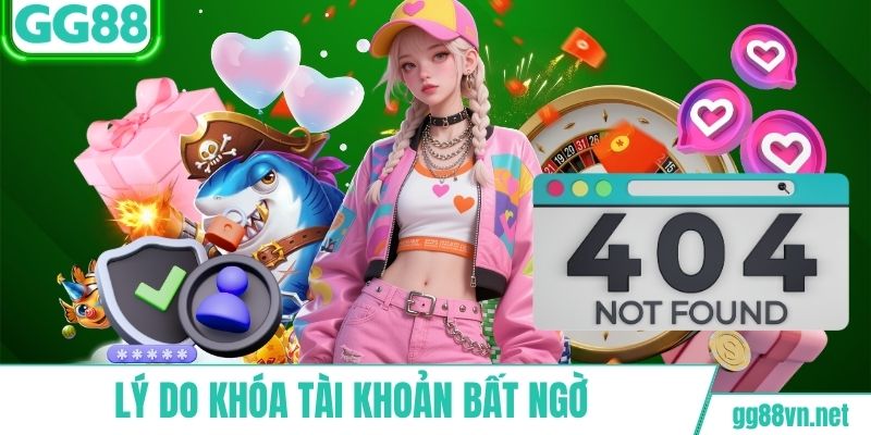 Lý do khóa tài khoản bất ngờ